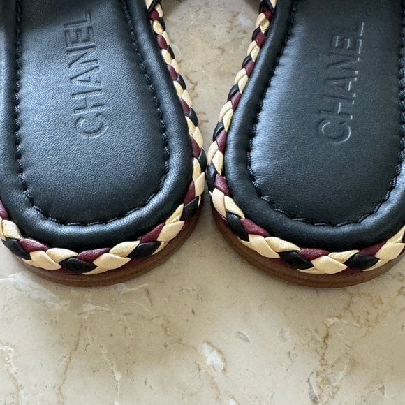 Chanel flat sandals slides 41 - Picture 5 of 7